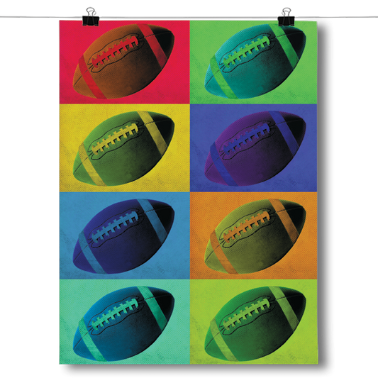 Pop Art - Football Poster