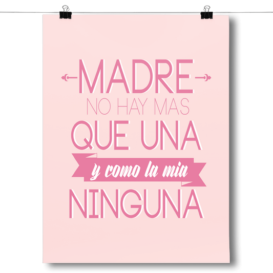 Madre Como La Mia Poster