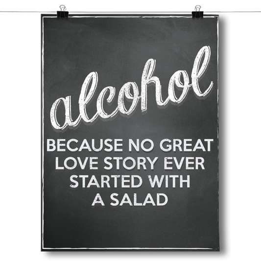 Alcohol - Great Love Story Poster