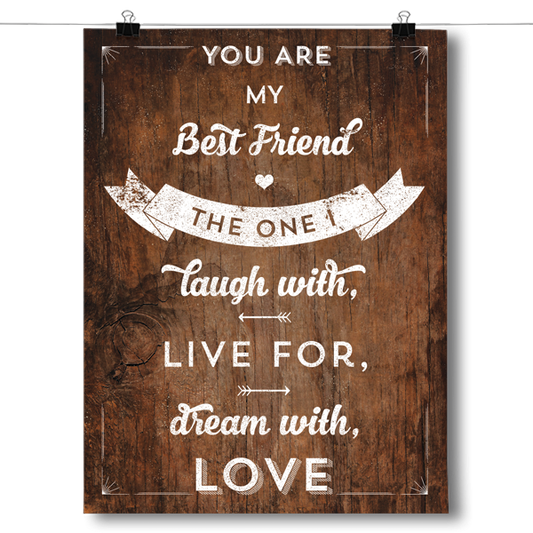 You Are My Best Friend Poster