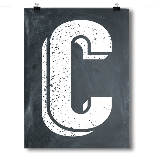 Alphabet Letters - C Poster