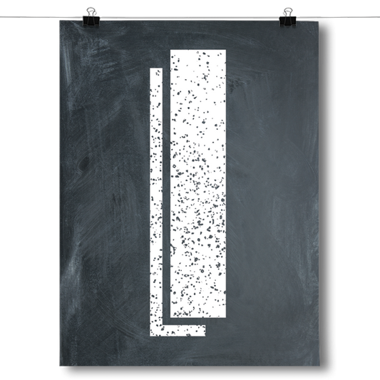 Alphabet Letters - I Poster