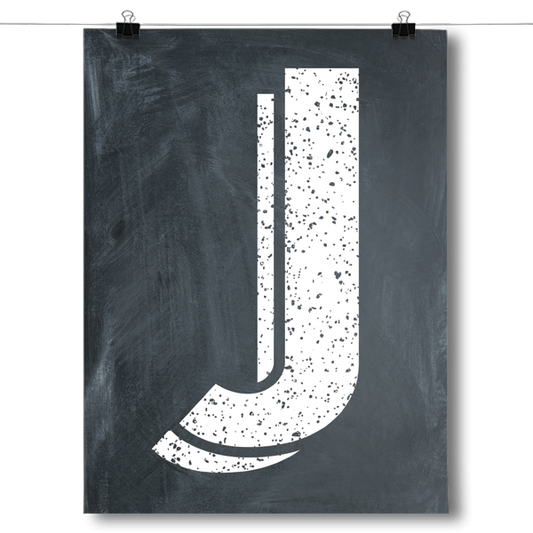 Alphabet Letters - J Poster