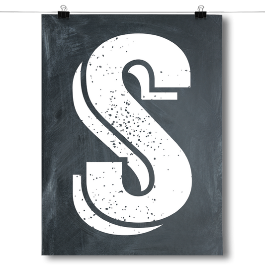 Alphabet Letters - S Poster