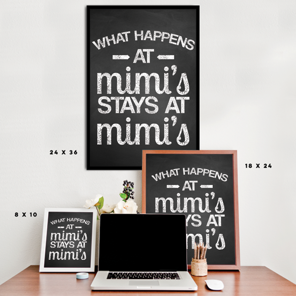 What Happens At Mimi's Stays at Mimi's Poster