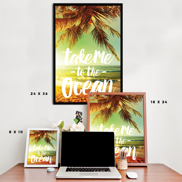 Take Me To The Ocean Poster