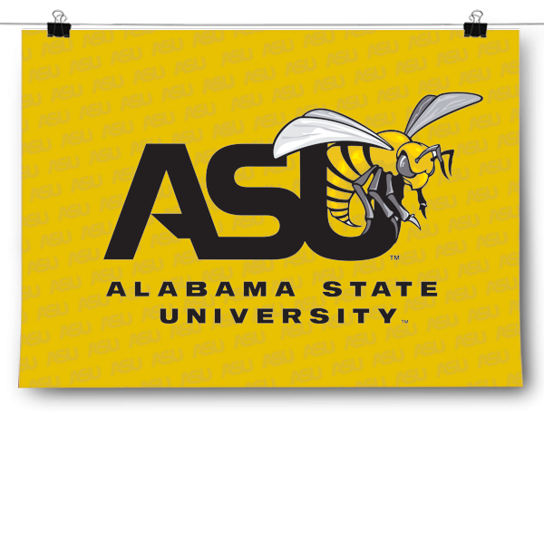 Alabama State University (ASU) - NCAA Poster