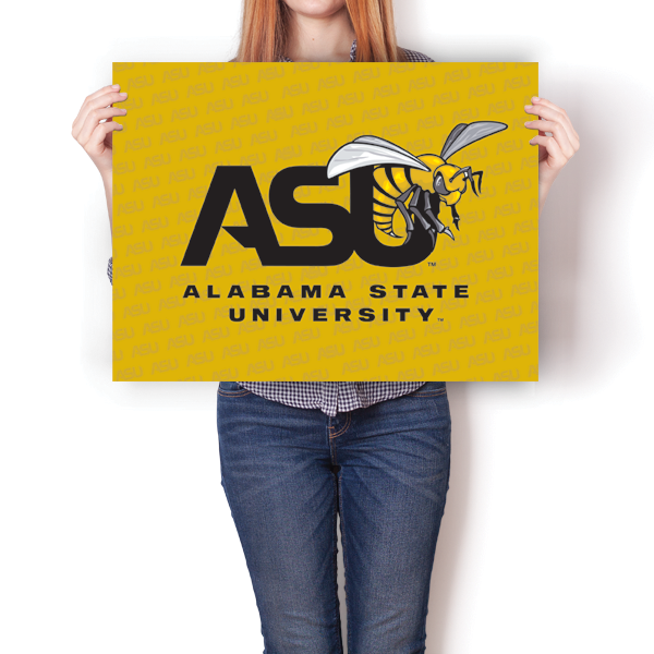 Alabama State University (ASU) - NCAA Poster
