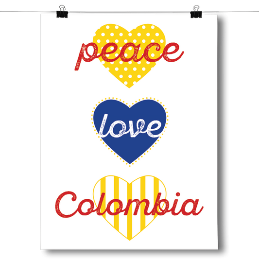 Peace, Love, Columbia Poster
