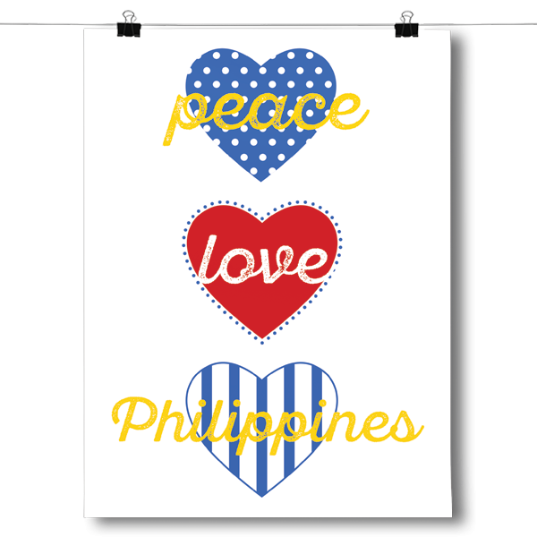 Peace, Love, Philippines Poster