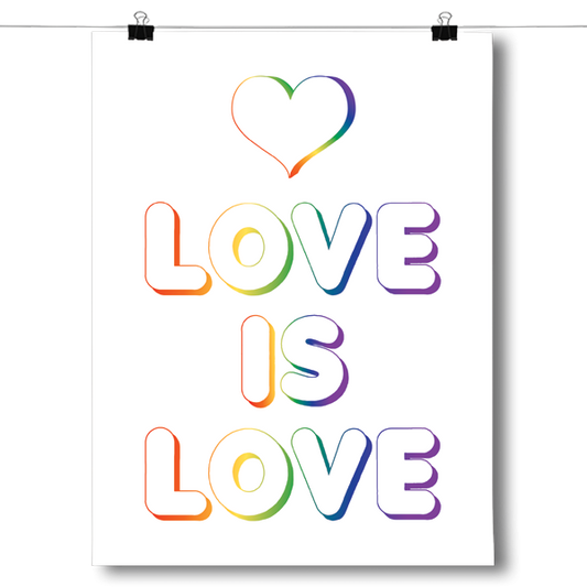 Love Is Love - LGBT Poster