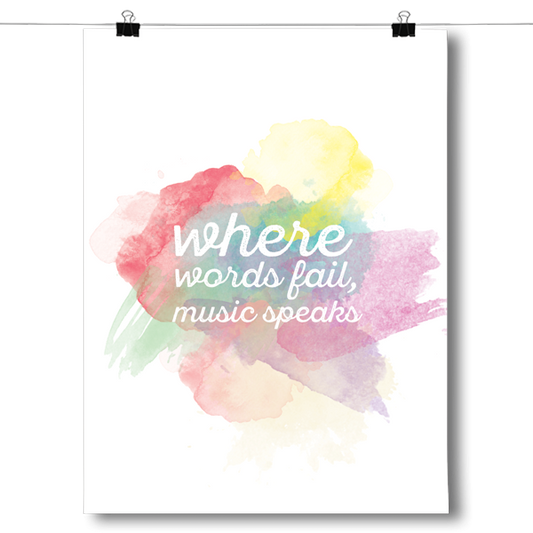 Where Words Fail, Music Speaks Poster