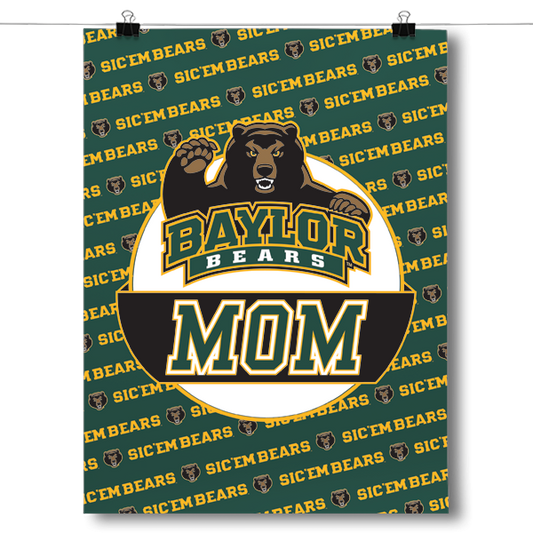 Baylor Bears Mom Poster