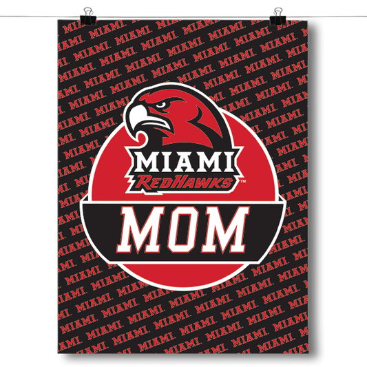 Miami Redhawks Mom Poster