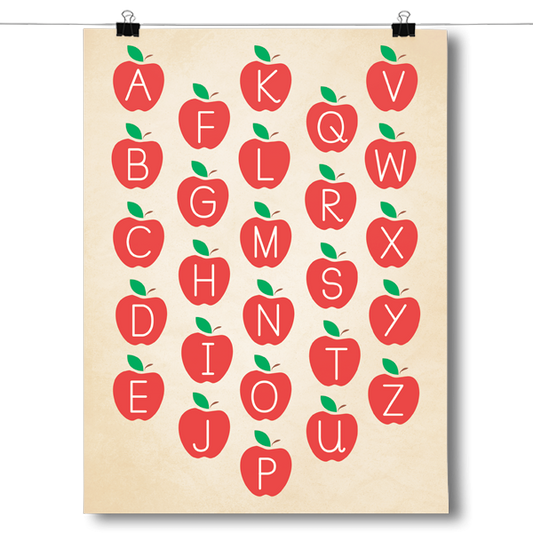 ABC - Apples Poster