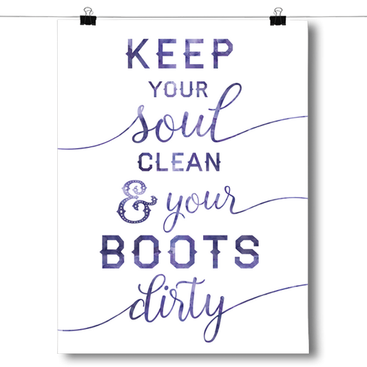 Soul Clean - Boots Dirty Poster