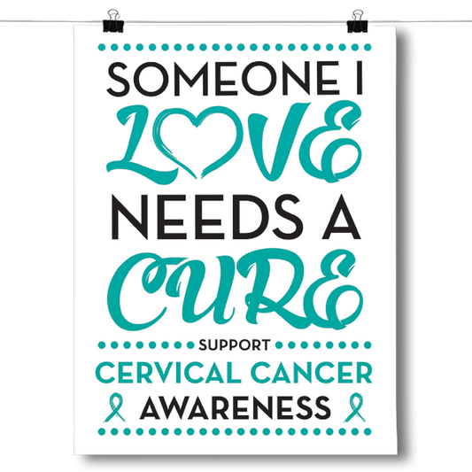 Cervical Cancer - Someone I Love Poster