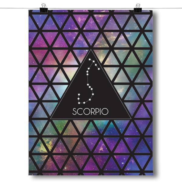 Zodiac Constellation - Scorpio Poster