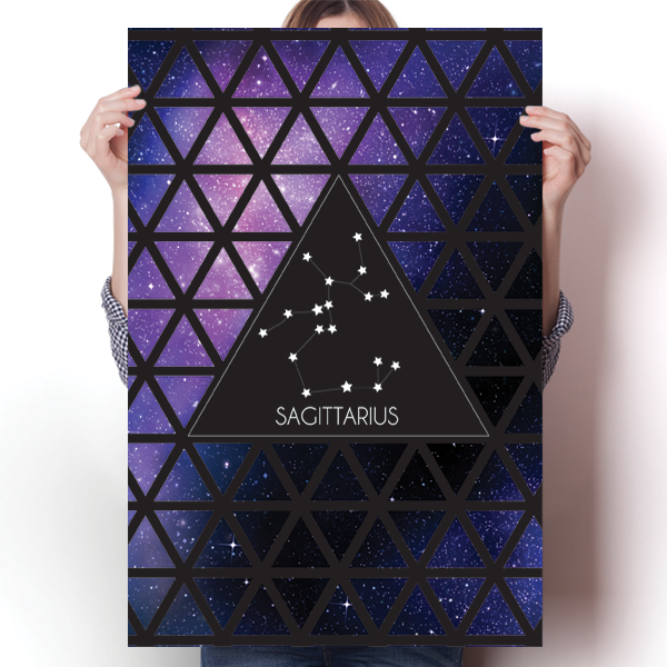 Zodiac Constellation - Sagittarius Poster