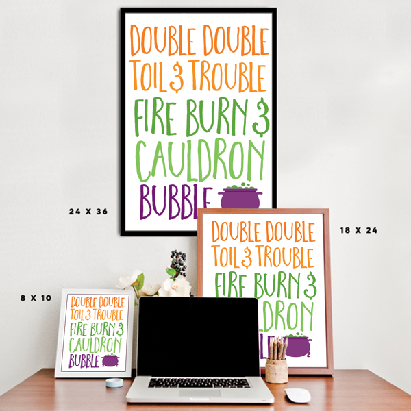 Double Double, Toil and Trouble Poster