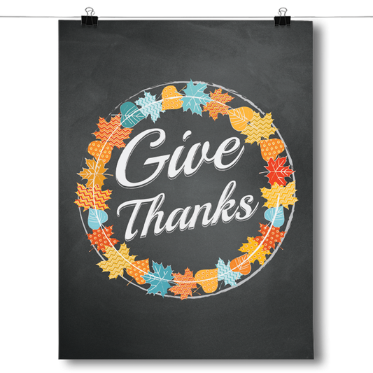 Give Thanks Poster