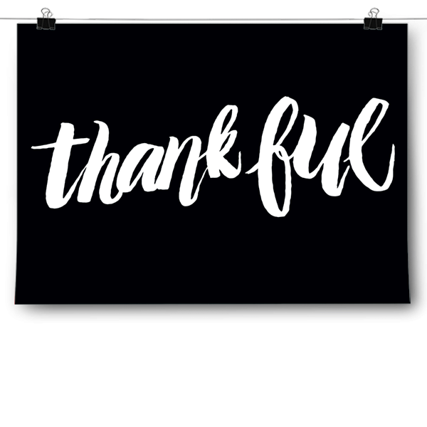 Thankful Poster