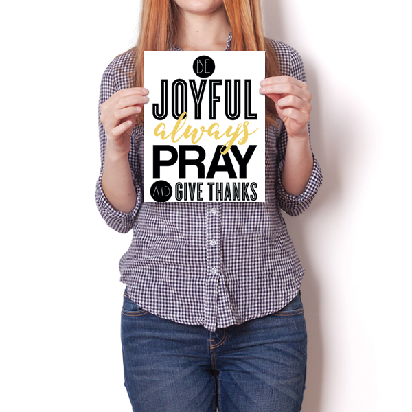 Be Joyful Always Poster