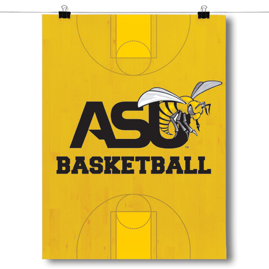 ASU Hornets - Basketball Court Poster
