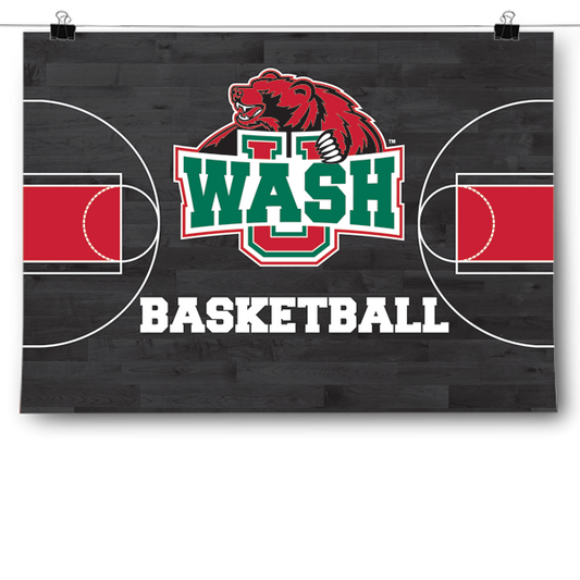 Washington University - St. Louis Bears - Basketball Court Poster