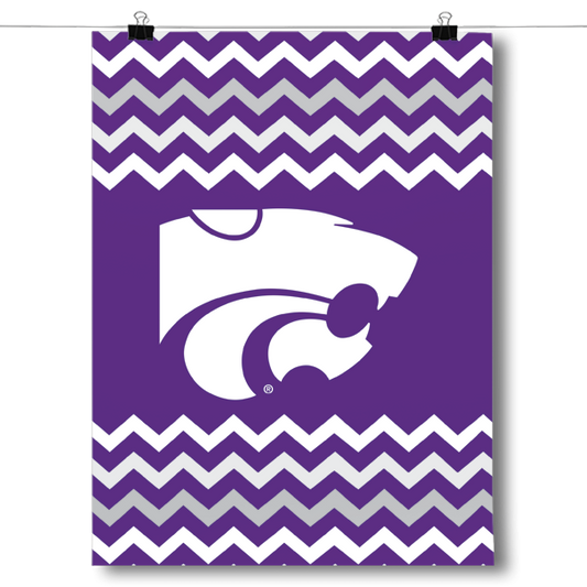 Kansas State Wildcats - Chevron Poster