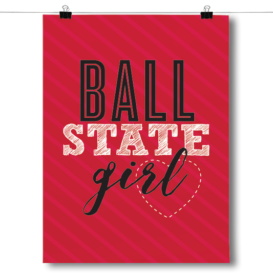 Ball State Girl Poster