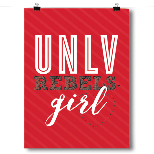 UNLV Rebels Girl Poster