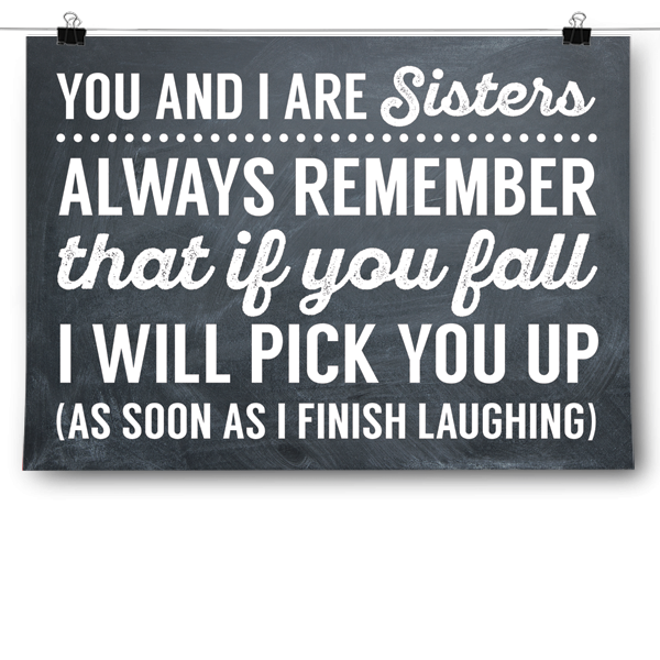You and I Are Sisters Poster