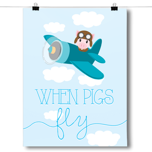 When Pigs Fly Poster