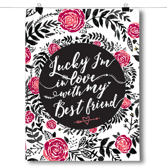 Lucky I'm in Love With My Best Friend Poster