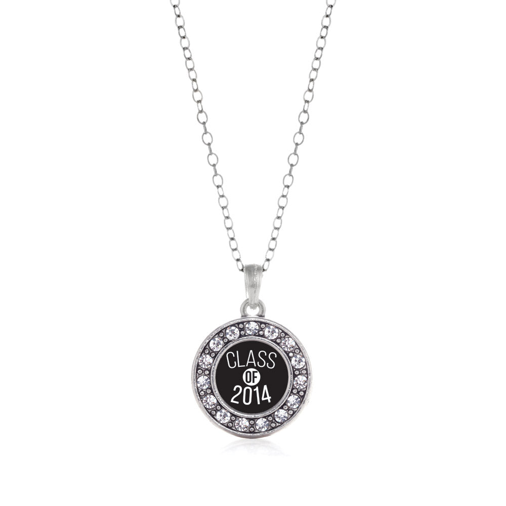 Silver Class Of 2014 Circle Charm Classic Necklace