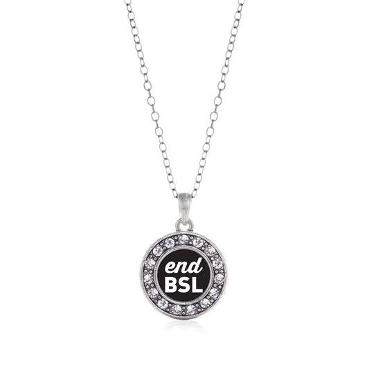 Silver End BSL Circle Charm Classic Necklace